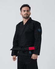 Kingz The ONE Jiu Jitsu Gi - Smoke Blue Edition - Black KIMONOS KingzKimonos.com
