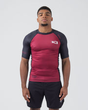 Krown S/S Rashguard Rash Guards Kingz XS Maroon