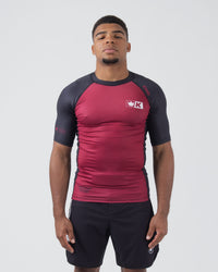 Krown S/S Rashguard Rash Guards Kingz XS Maroon