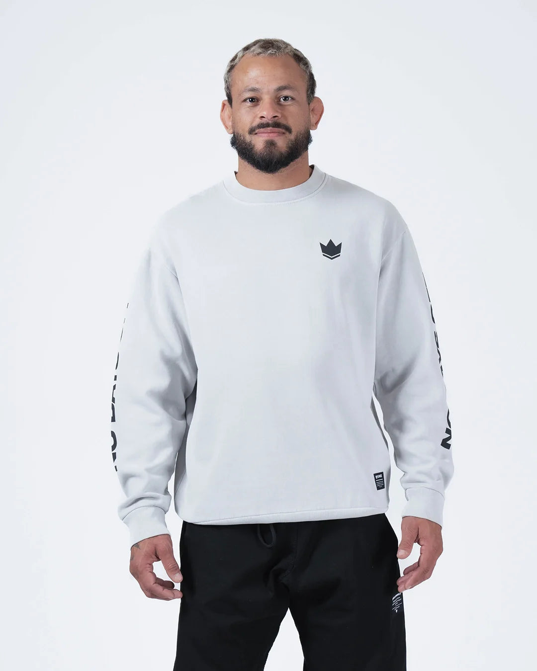 No Days Off Crewneck Sweater - Grey