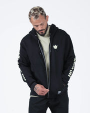 No Days Off Zip Up Hoodie Streetwear Kingz