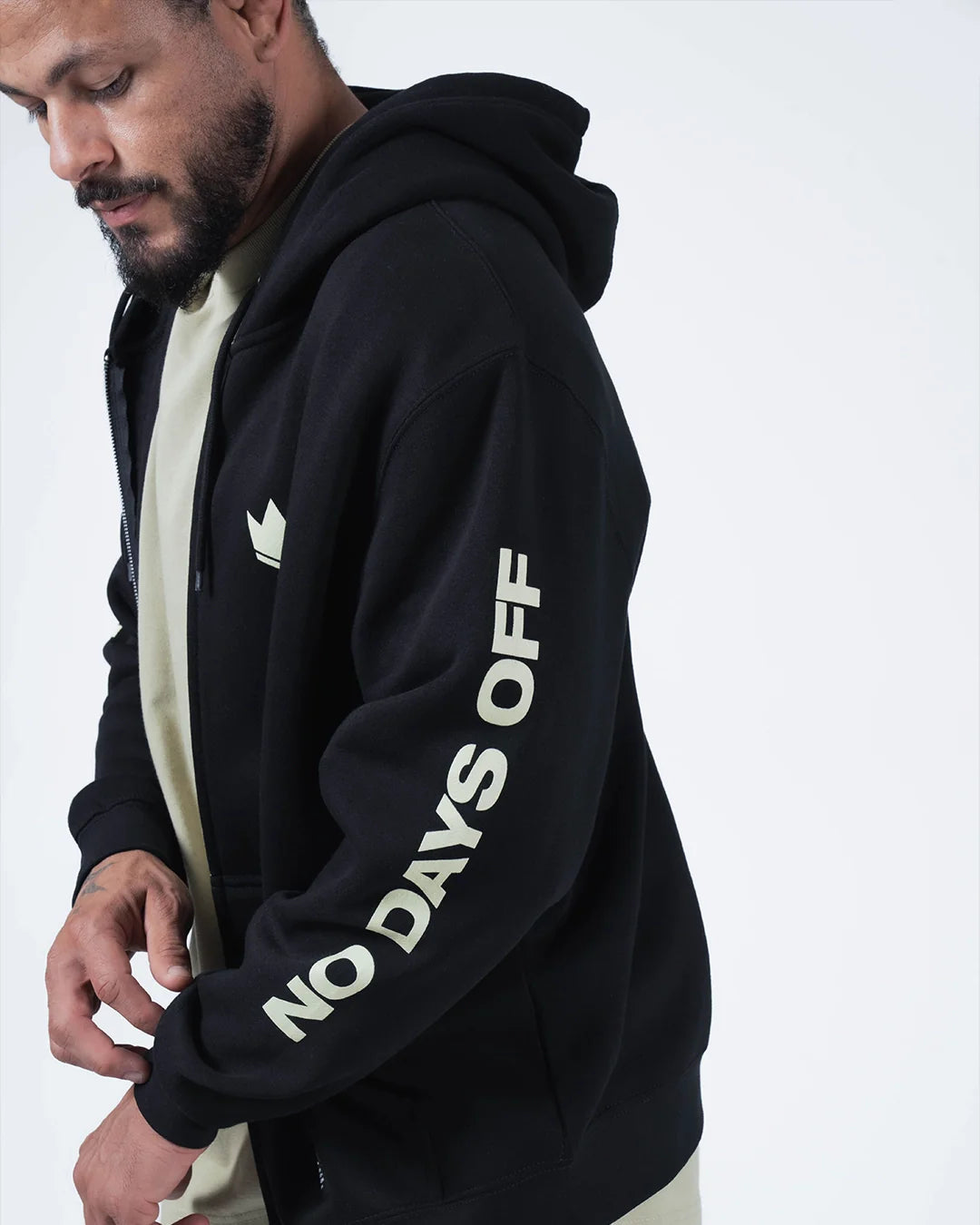 No Days Off Zip Up Hoodie
