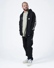 No Days Off Zip Up Hoodie Streetwear Kingz