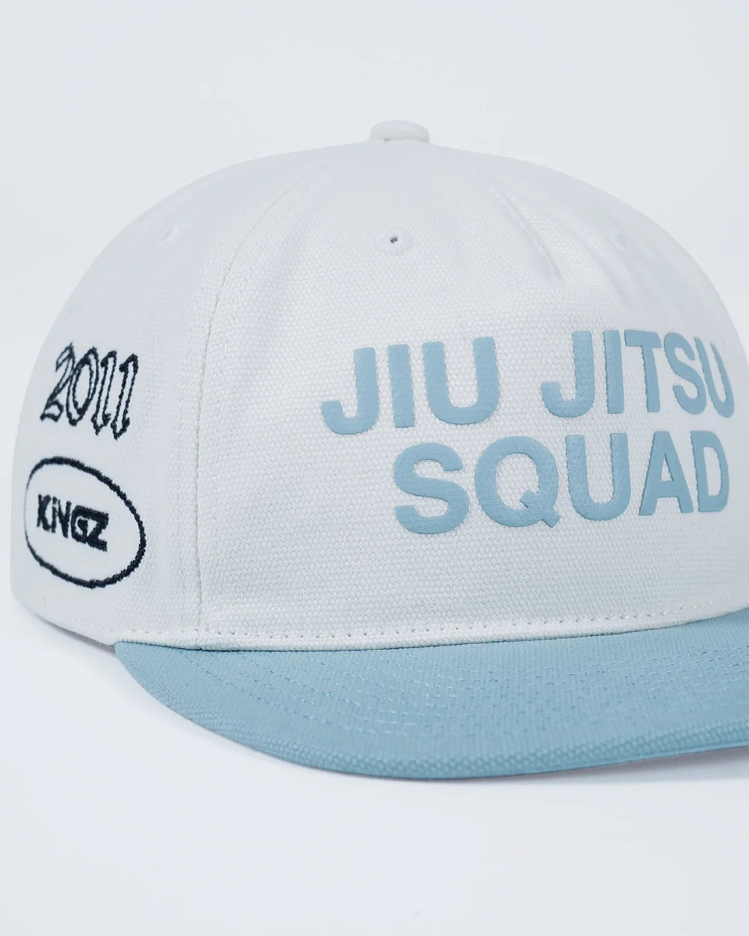 Kingz Jiu Jitsu Squad Snapback - Cream/Teal