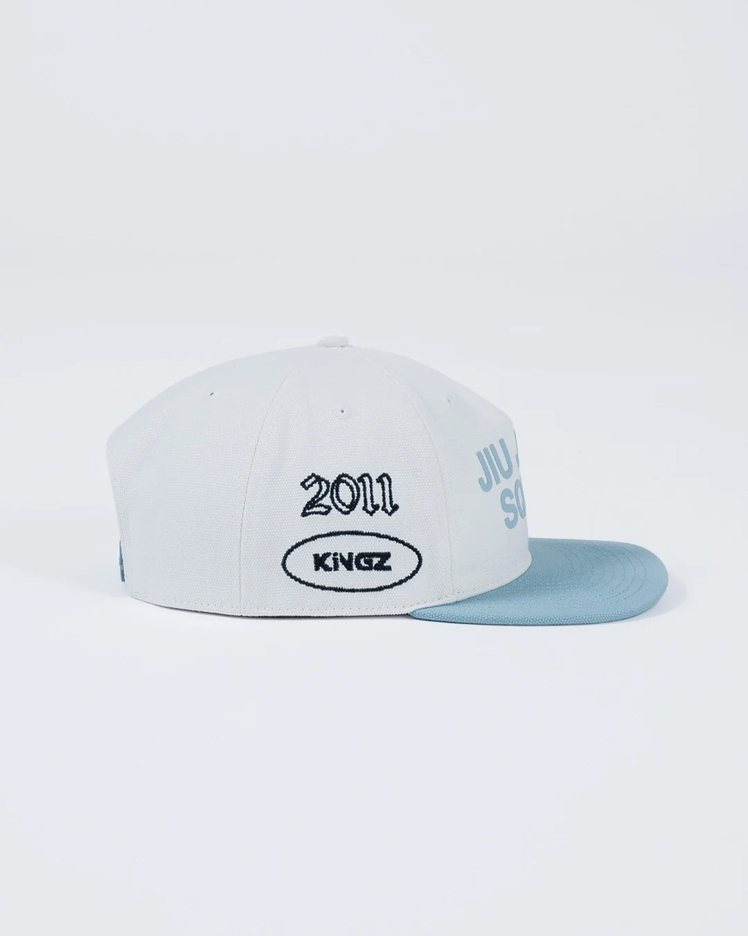 Kingz Jiu Jitsu Squad Snapback - Cream/Teal