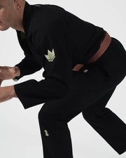 The ONE V2 Limited Edition Black/Green Jiu Jitsu Gi Jiu Jitsu Gear Kingz