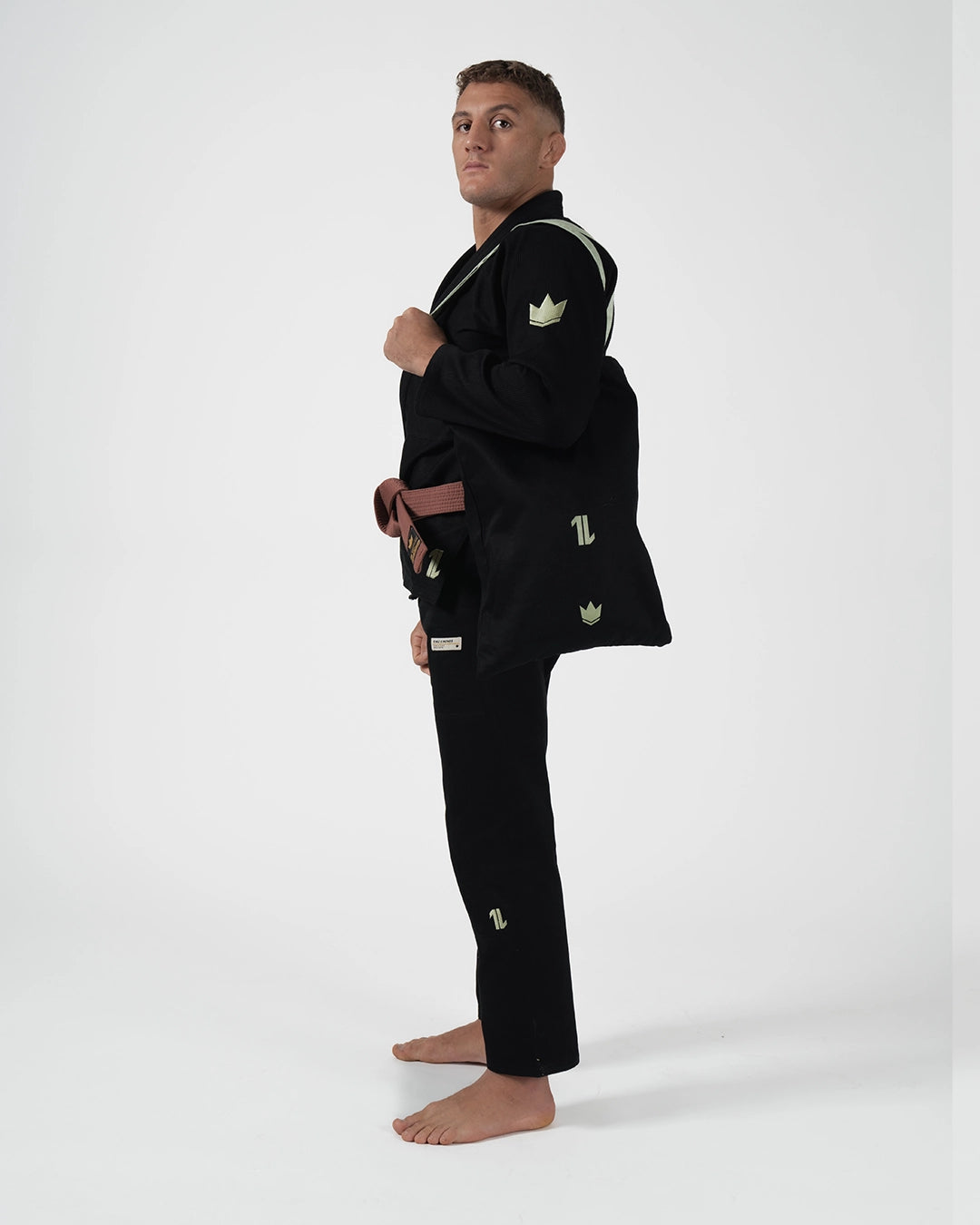 The ONE V2 Limited Edition Black/Green Jiu Jitsu Gi