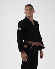The ONE V2 Limited Edition Black/Green Jiu Jitsu Gi Jiu Jitsu Gear Kingz