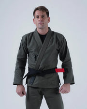 Born to Rule Jiu Jitsu Gi - Green BJJ Gi Kingz A00 Military Green