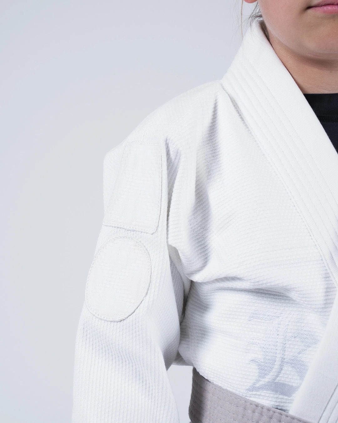 Born to Rule Youth Jiu Jitsu Gi - White