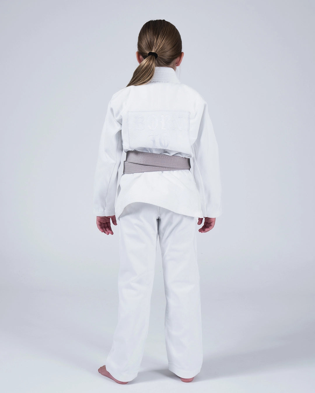 Born to Rule Youth Jiu Jitsu Gi - White