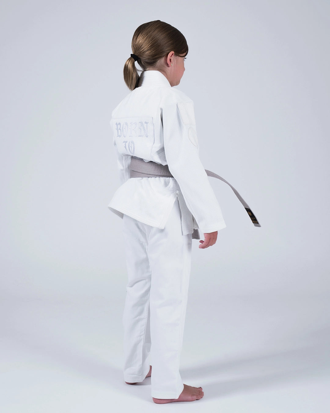 Born to Rule Youth Jiu Jitsu Gi - White