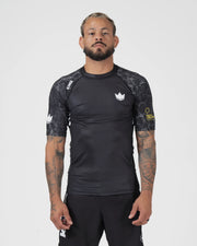 Ranked Performance V3 S/S Rashguard Rash Guards Kingz XS Black