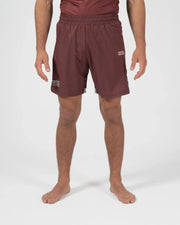 Trooper Shorts - Maroon Shorts KingzKimonos.com XS Maroon