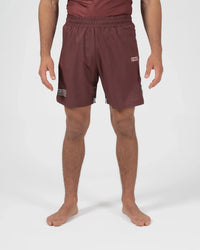 Trooper Shorts - Maroon Shorts KingzKimonos.com XS Maroon