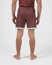 Trooper Shorts - Maroon Shorts KingzKimonos.com