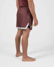 Trooper Shorts - Maroon Shorts KingzKimonos.com