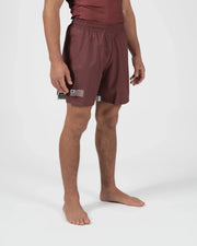 Trooper Shorts - Maroon Shorts KingzKimonos.com