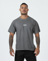 Box Tee Streetwear Kingz XS Grey