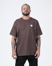 No Days Off Tee Streetwear Kingz XS Brown
