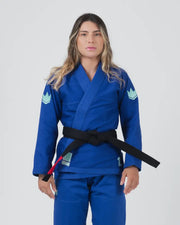 Limited Edition - The ONE Women's Jiu Jitsu Gi - Sage Mint - Blue KIMONOS KINGZ F0 Blue