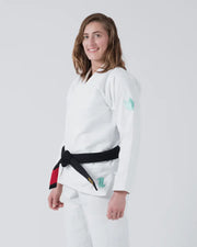 Limited Edition - The ONE Women's Jiu Jitsu Gi - Sage Mint - White KIMONOS KINGZ