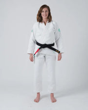 Limited Edition - The ONE Women's Jiu Jitsu Gi - Sage Mint - White KIMONOS KINGZ