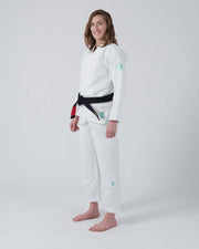Limited Edition - The ONE Women's Jiu Jitsu Gi - Sage Mint - White KIMONOS KINGZ