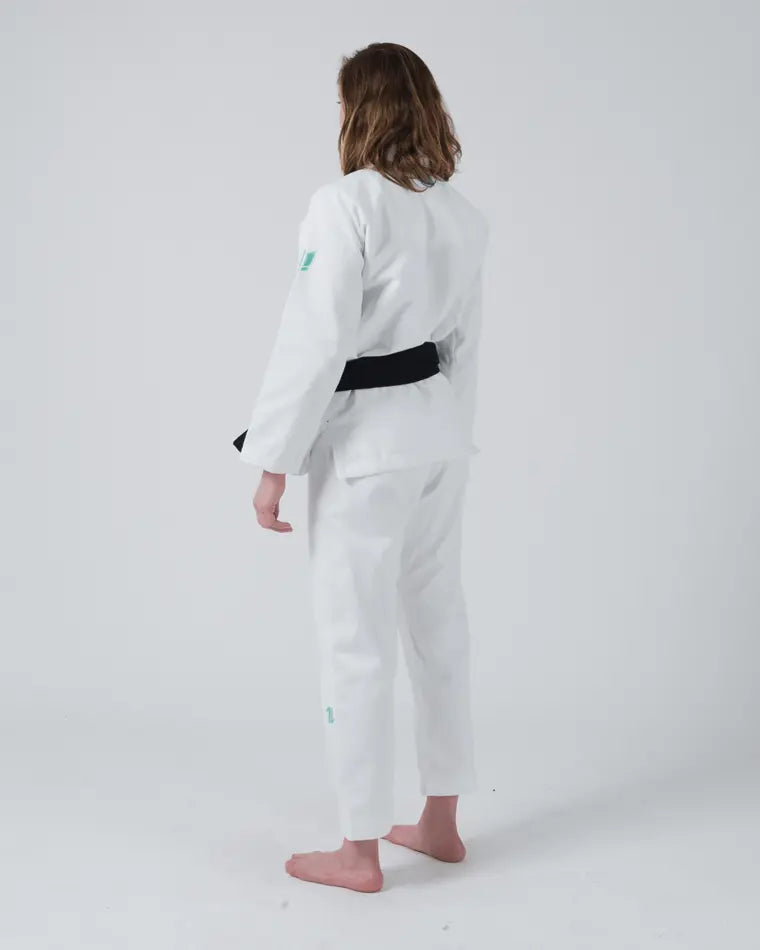 Limited Edition - The ONE Women's Jiu Jitsu Gi - Sage Mint - White