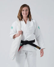 Limited Edition - The ONE Women's Jiu Jitsu Gi - Sage Mint - White KIMONOS KINGZ