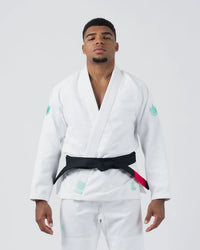Limited Edition - The ONE Jiu Jitsu Gi - Sage Mint Edition - White KIMONOS KINGZ A0 White