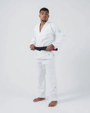 Limited Edition - The ONE Jiu Jitsu Gi - Sage Mint Edition - White KIMONOS KINGZ