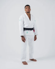 Limited Edition - The ONE Jiu Jitsu Gi - Sage Mint Edition - White KIMONOS KINGZ