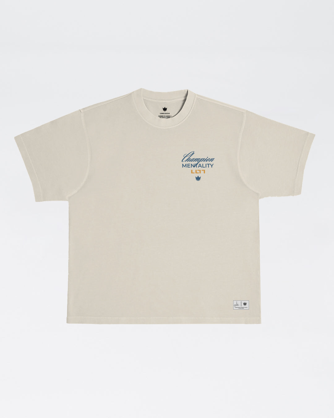 Leandro Lo Champion Tee Streetwear Kingz XS French Oak