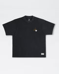 Kingz Leandro Lo Signature Tee - Front View - LO Signature Chest Logo - Black BJJ Champion Tribute Shirt [color:Black]
