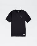 Kingz Leandro Lo Respect Tee - Front View - Respect Not Given Chest Graphic - Black BJJ Tribute Shirt [color:Black]