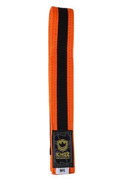 Kids Belts w/ Black Stripe - Orange