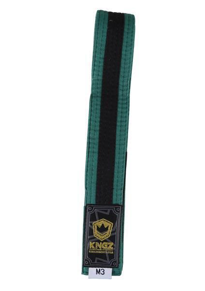 Kids Belts w/ Black Stripe - Green