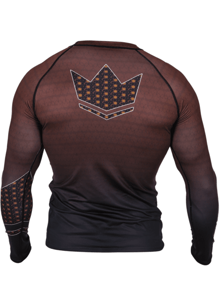Crown 3.0 Ranked Rash Guard - Brown