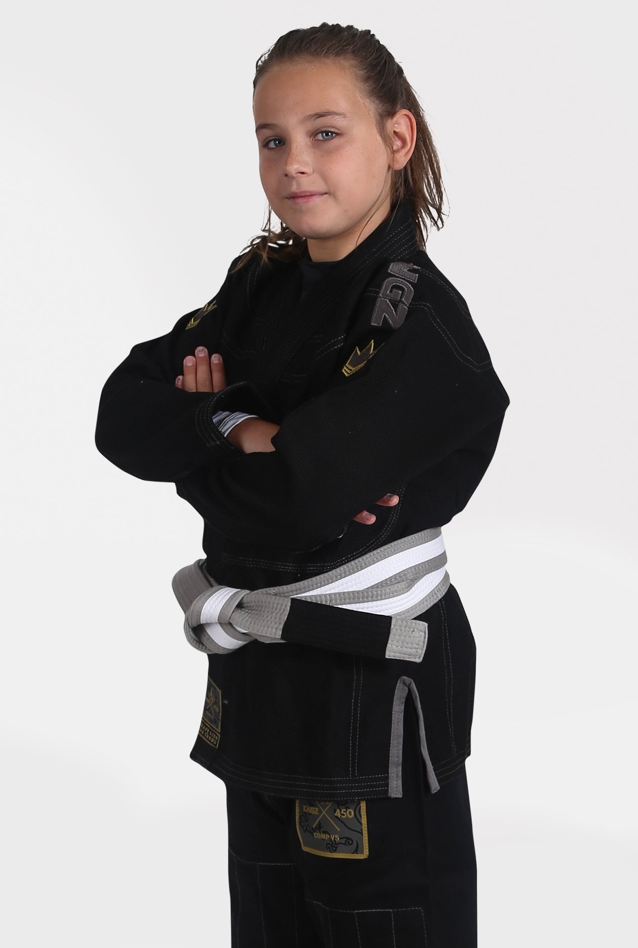Kids Comp V5 Jiu Jitsu Gi - Black