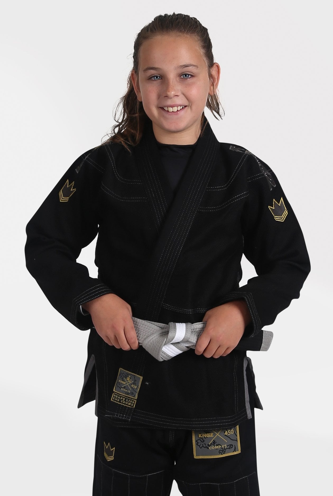 Kids Comp V5 Jiu Jitsu Gi - Black
