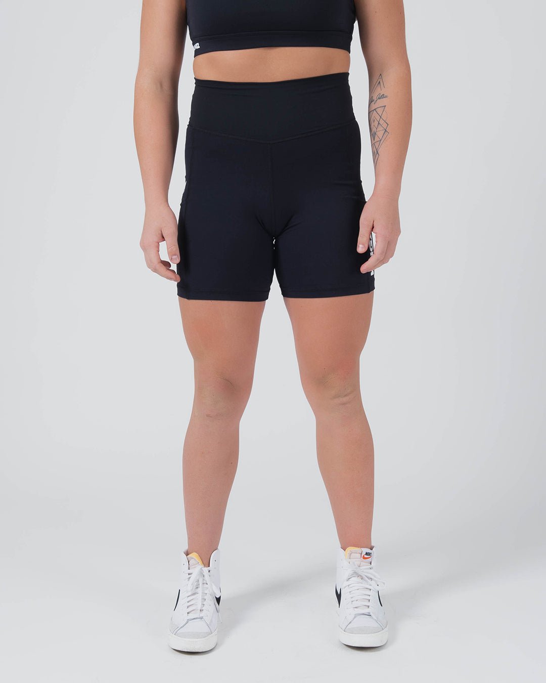 Kore Women's Training Shorts - Black Kingz XS