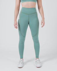 Kore Women's Grappling Spats - Green No-Gi & Compression Kingz XS
