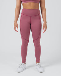 Kore Women's Grappling Spats - Red No-Gi & Compression Kingz XS