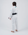 The ONE Womens Jiu Jitsu Gi - White/Sky Blue - FREE White Belt