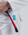 The ONE Womens Jiu Jitsu Gi - White/Sky Blue - FREE White Belt