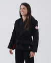 The ONE Jiu Jitsu Women's Gi - Black/Rose Gold - FREE White Belt