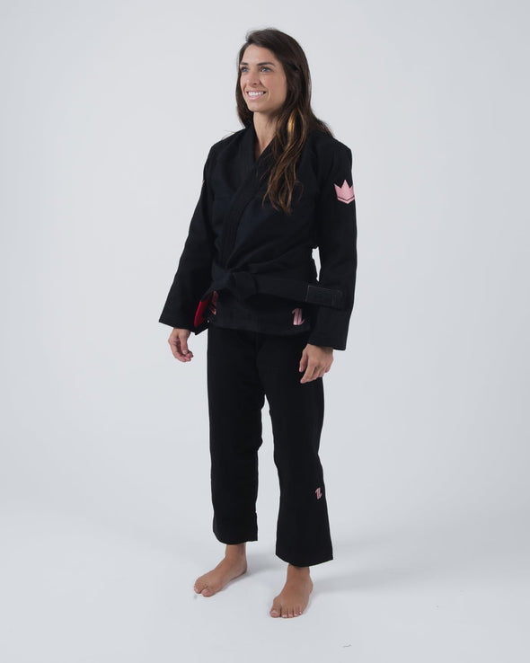 The ONE Jiu Jitsu Women's Gi - Black/Rose Gold - FREE White Belt