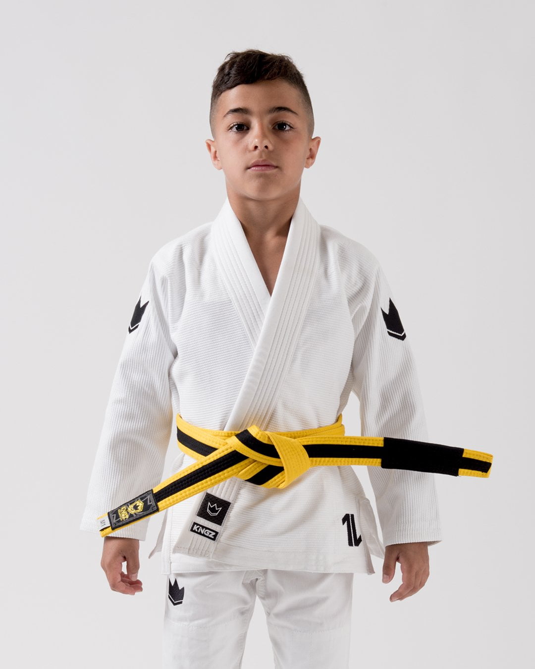 The ONE Kids Jiu Jitsu Gi - White - FREE White Belt (2023 version)