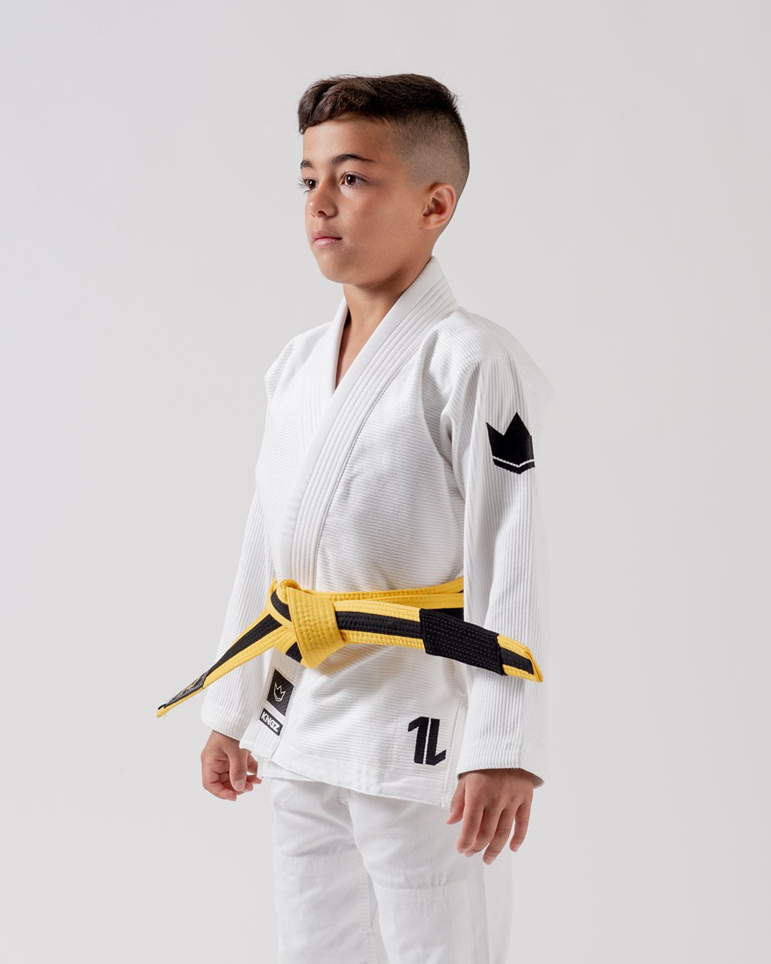 The ONE Kids Jiu Jitsu Gi - White - FREE White Belt (2023 version)